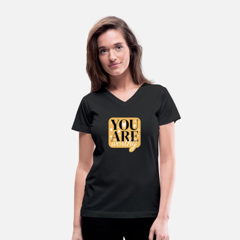 You are worthy cute text design