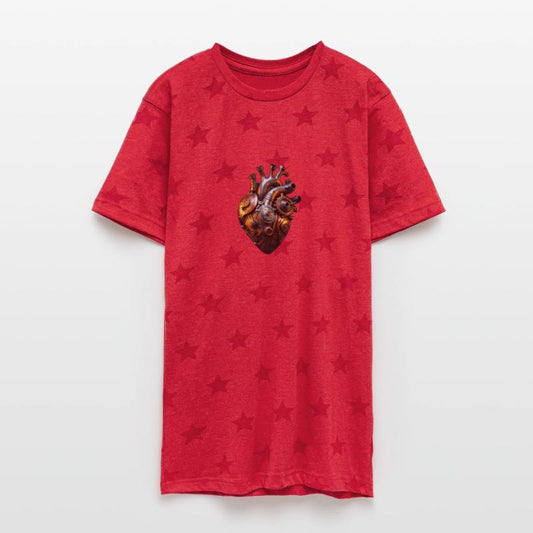 A detailed steampunk-style mechanical heart