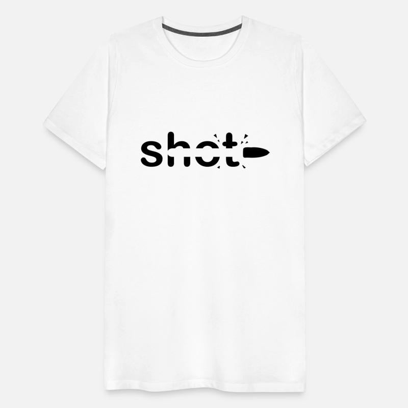 "Bullet Impact Typography"