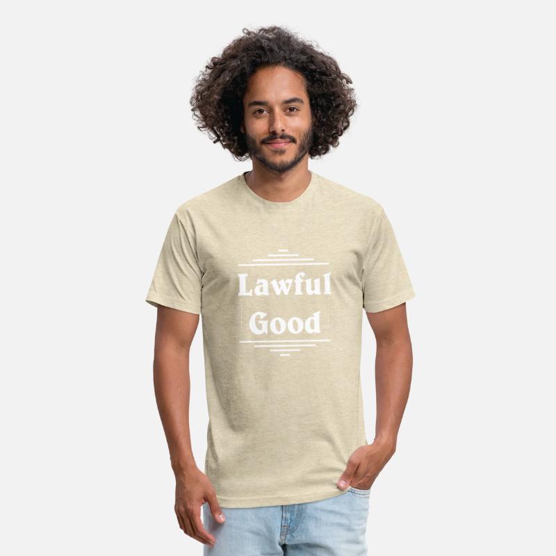 "lawful good" in plain white letters