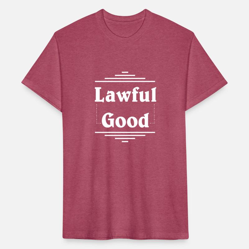 "lawful good" in plain white letters
