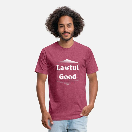 "lawful good" in plain white letters