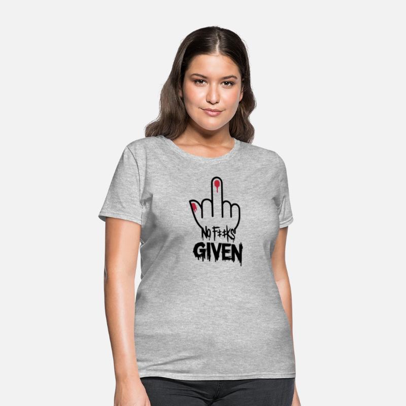 "No F***s Given" Minimalist Middle Finger Design
