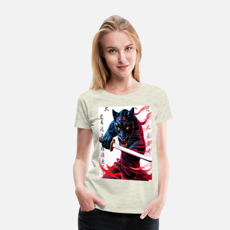 "Spirit of Bushido: The Panther Warrior with a Kat