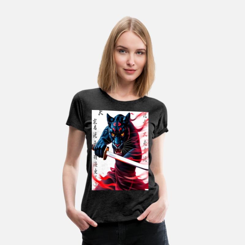 "Spirit of Bushido: The Panther Warrior with a Kat