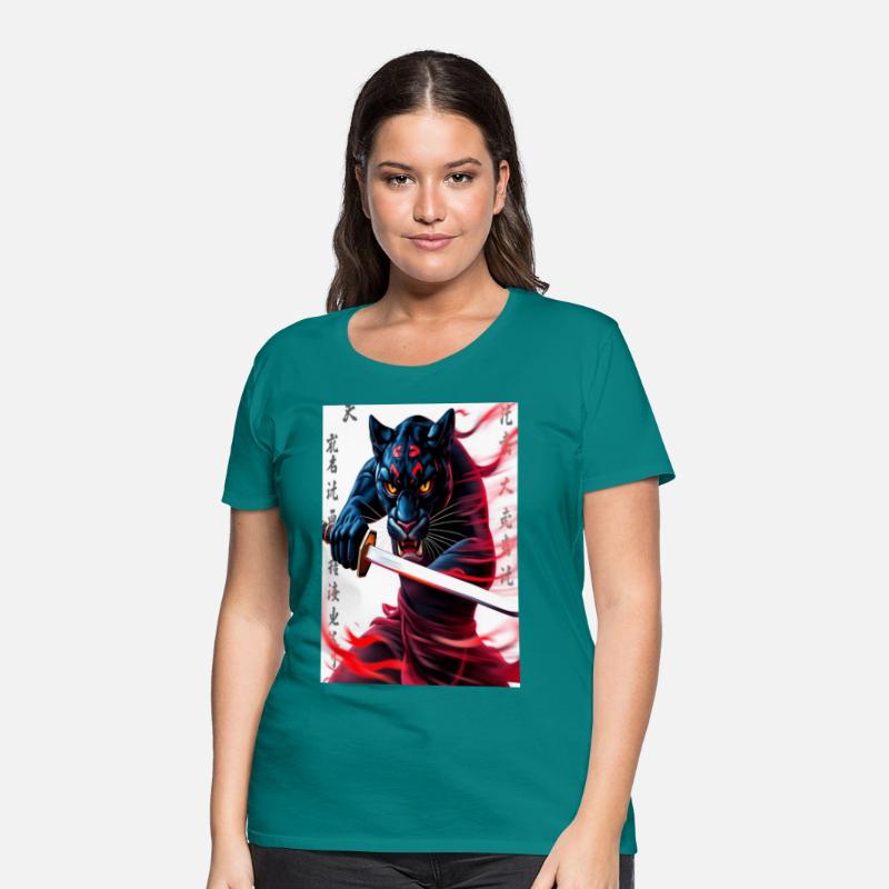 "Spirit of Bushido: The Panther Warrior with a Kat