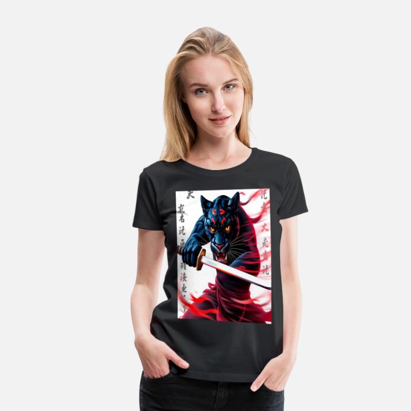 "Spirit of Bushido: The Panther Warrior with a Kat