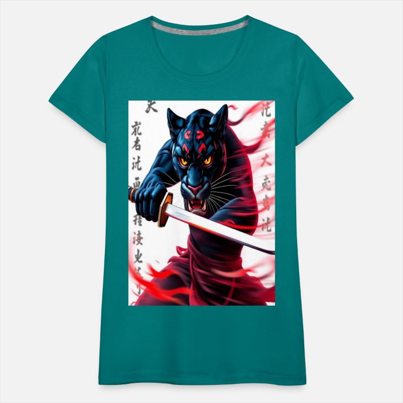 "Spirit of Bushido: The Panther Warrior with a Kat