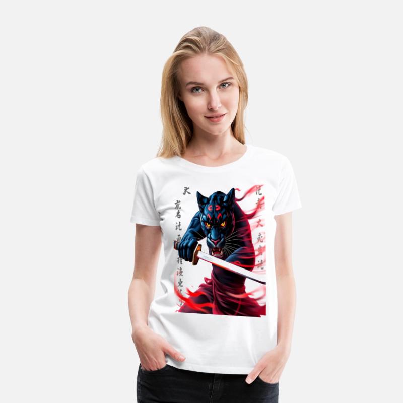 "Spirit of Bushido: The Panther Warrior with a Kat