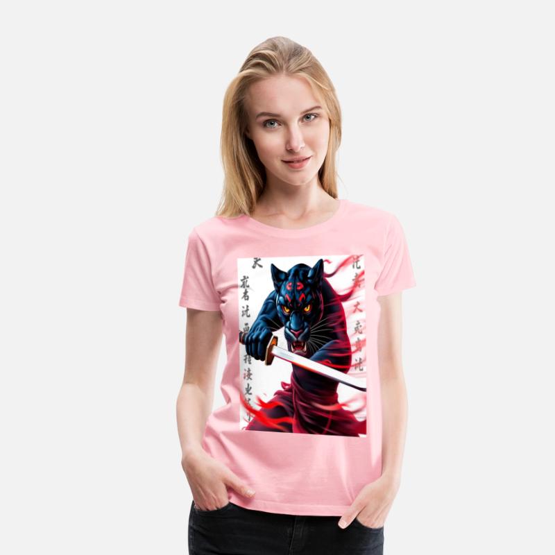 "Spirit of Bushido: The Panther Warrior with a Kat