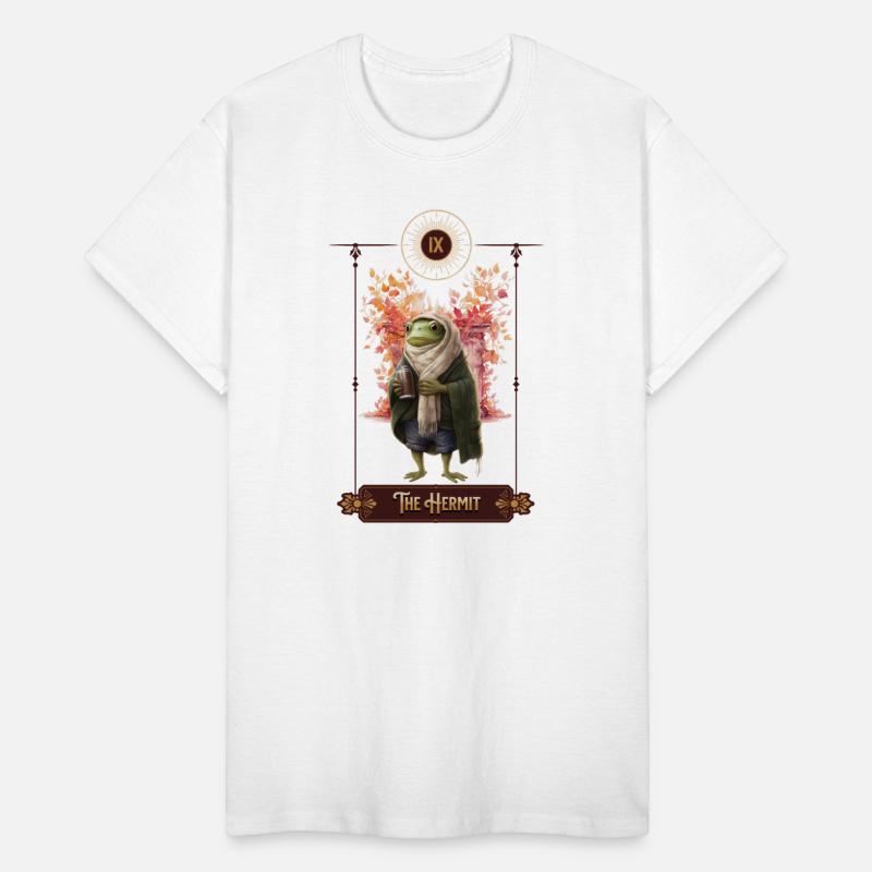 "The Hermit" Frog Tarot Card