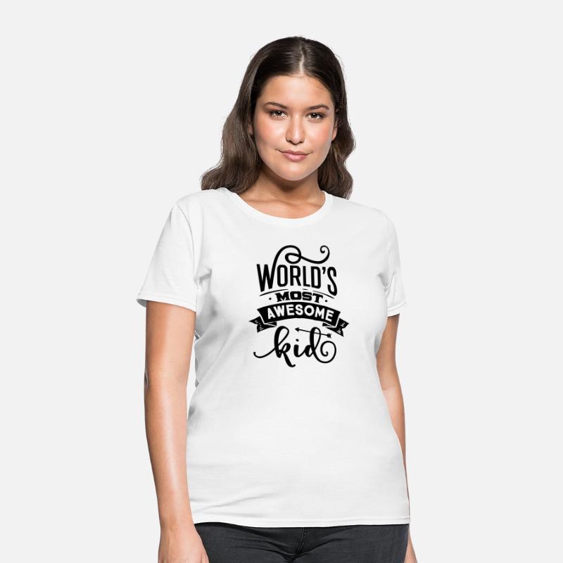 World s most awesome kid tshirt design