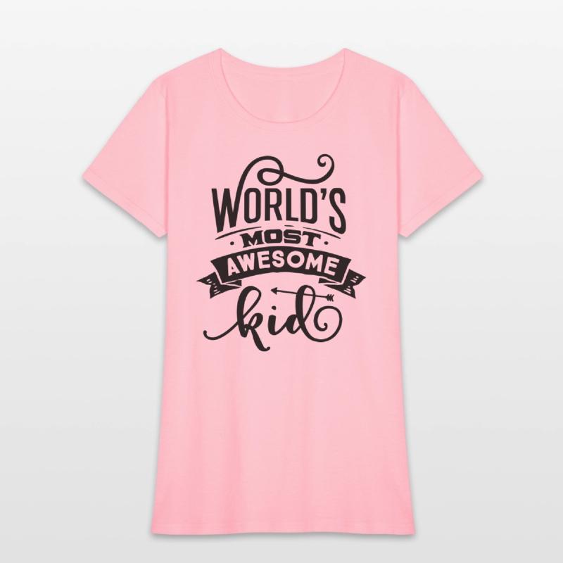 World s most awesome kid tshirt design