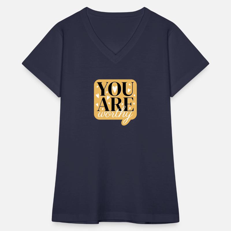 You are worthy cute text design