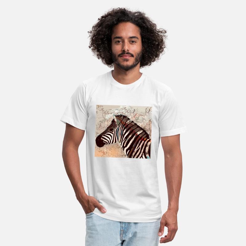 Zebra with neon colors