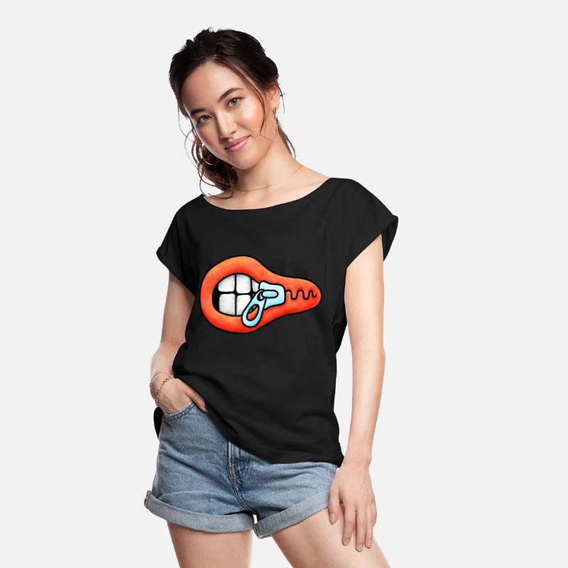 Zipper Mouth Illustration